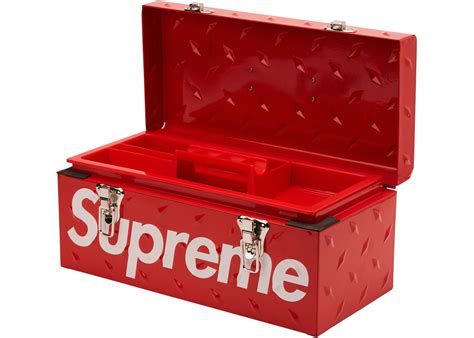 supreme metal tool box|Supreme Supreme Metal Tool Box SS 2014 Red Box Logo .